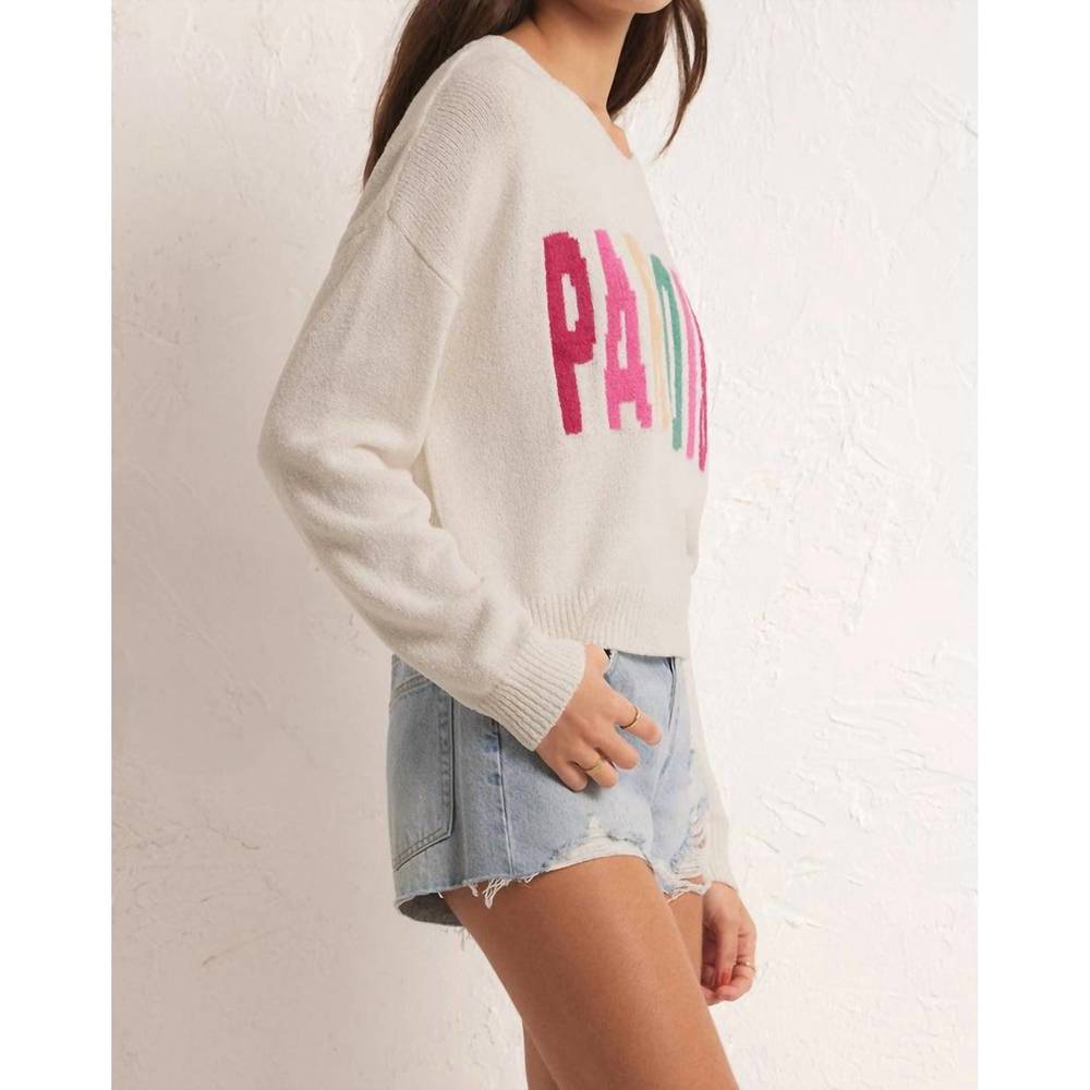 NEW Z SUPPLY paradiso sweater in white - Picture 5 of 5